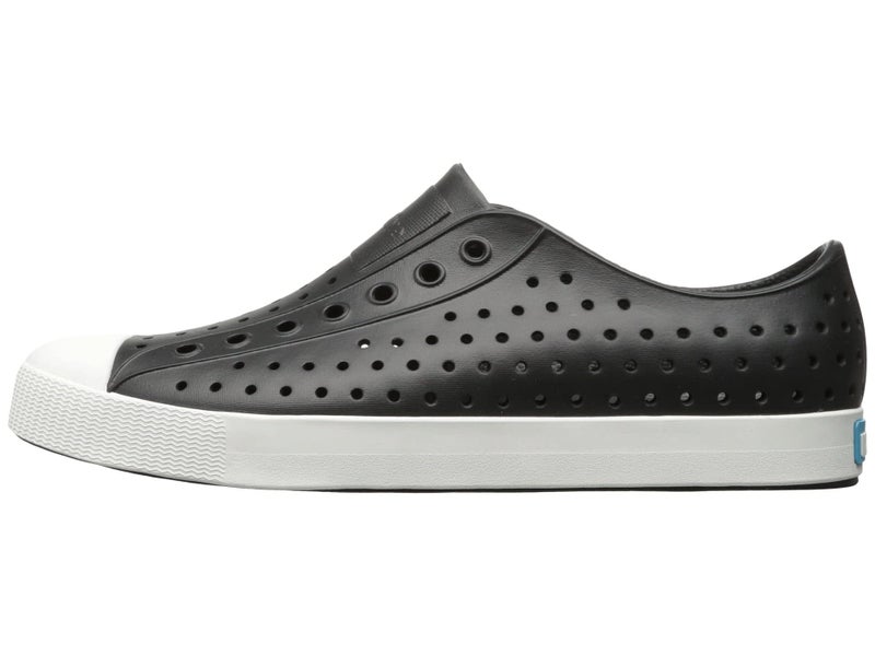 Native Shoes Unisex-Adult Jefferson Lightweight Fashion Sneaker, Jiffy Black/Shell White, 3 Men/5 Women - Image 4